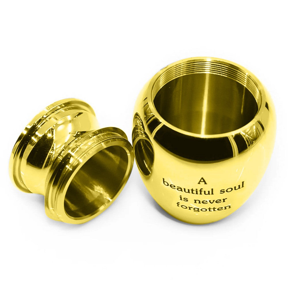 Custom Mini Urn for Human Ashes with Photo & Message, Personalized Photo Cremation Jewelry Keepsake, Memorial Gift