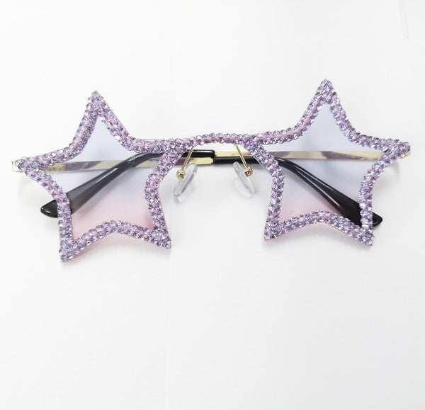 Star Rhinestone Sunglasses G0248