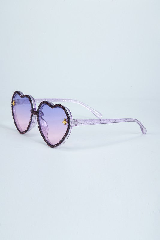 Handmade Heart Rhinestone Sunglasses G0307