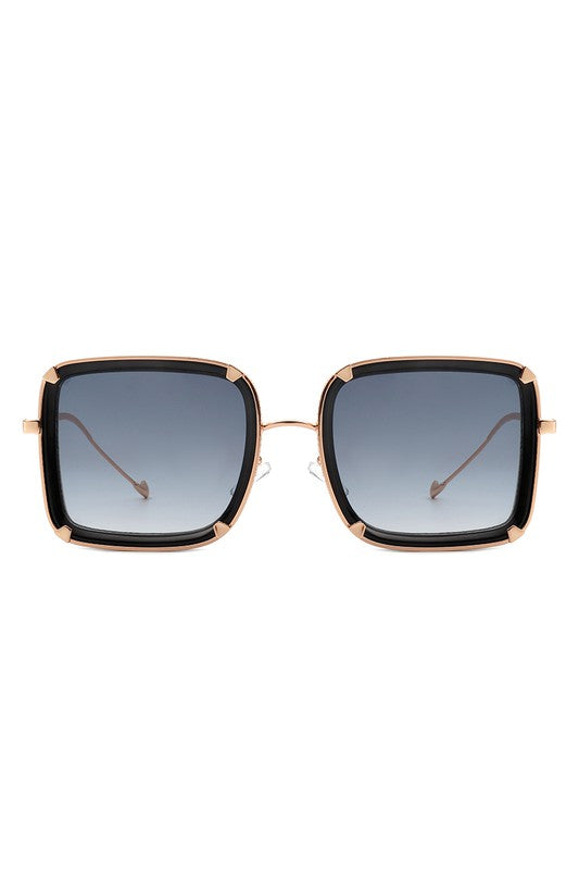 Classic Square Retro Tinted Fashion Sunglasses