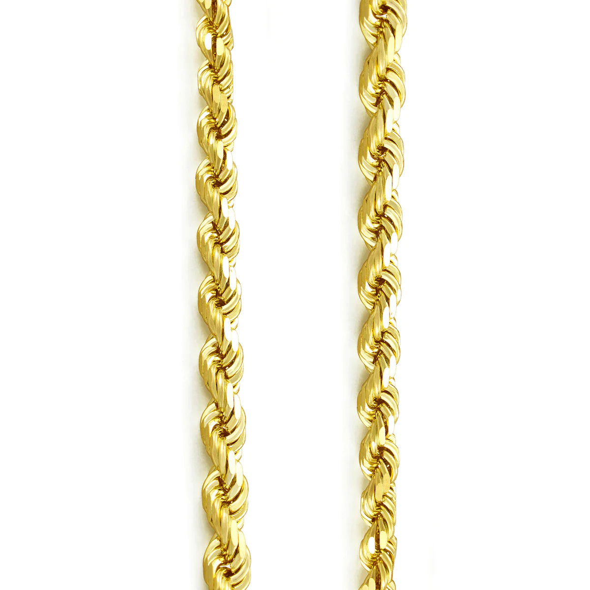 18K GOLD FILLED 7MM ROPE CHAIN