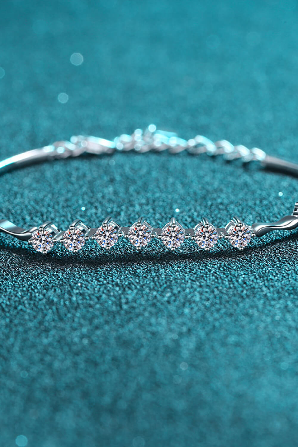 Dainty Moissanite Tennis Bracelet