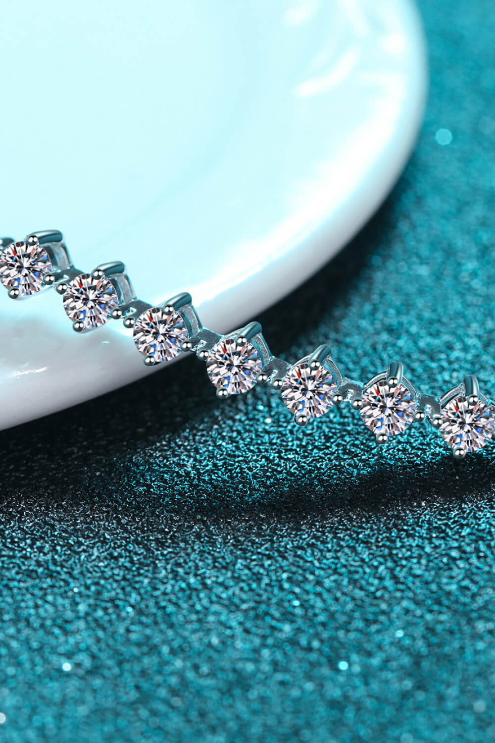 Dainty Moissanite Tennis Bracelet