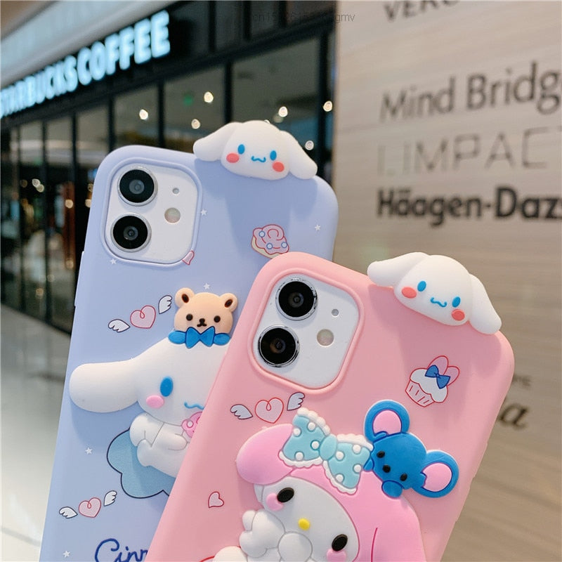 Cinnamonroll & My Melody iPhone Case