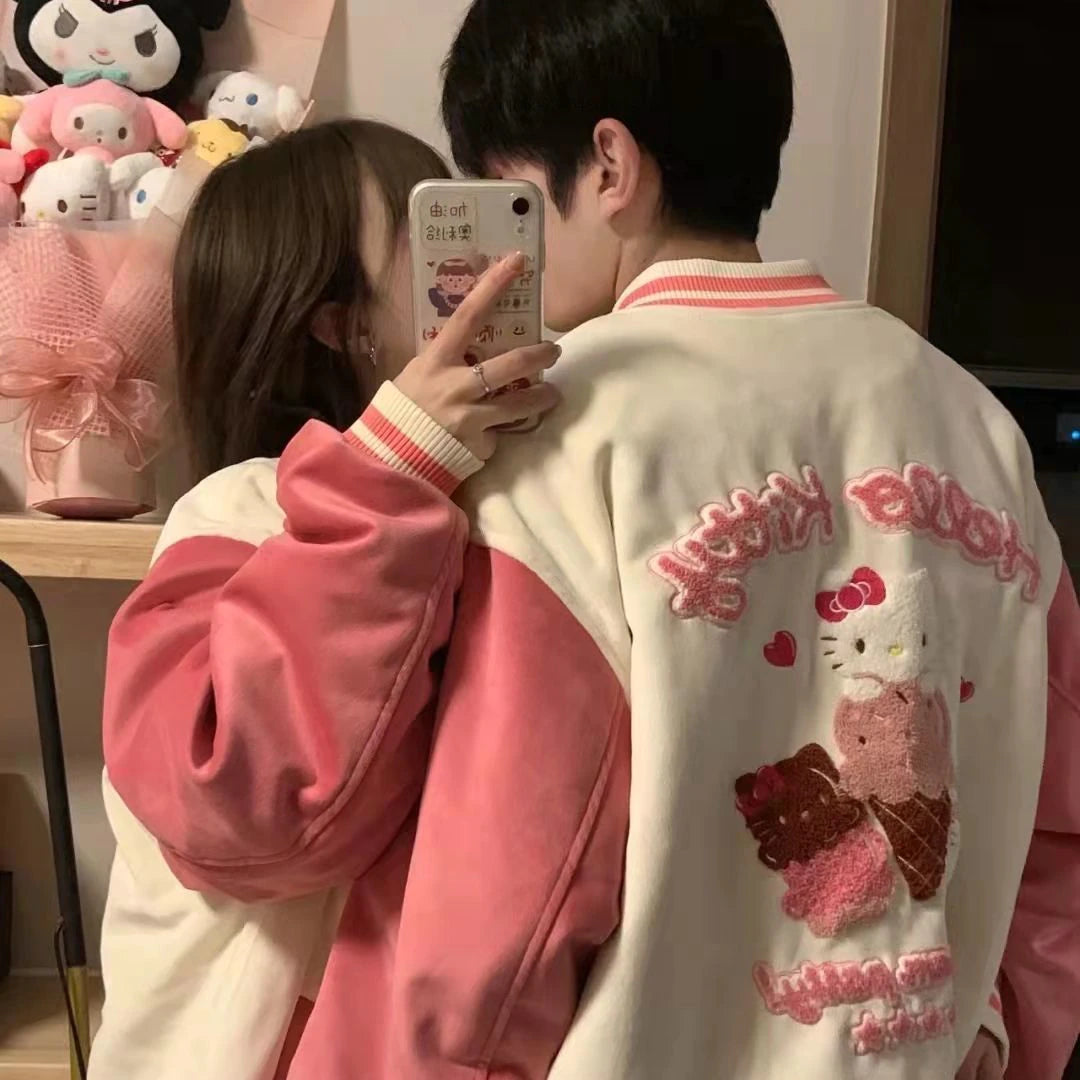 Hello Kitty Ice Cream Party Varsity Jacket