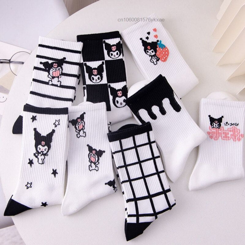 Kuromi Crew Socks 8 Pack
