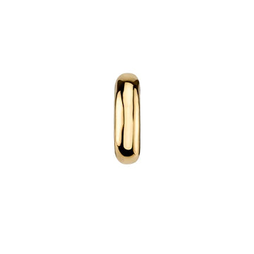18K GOLD FILLED THICK SMALL ROUNDED HUGGIES