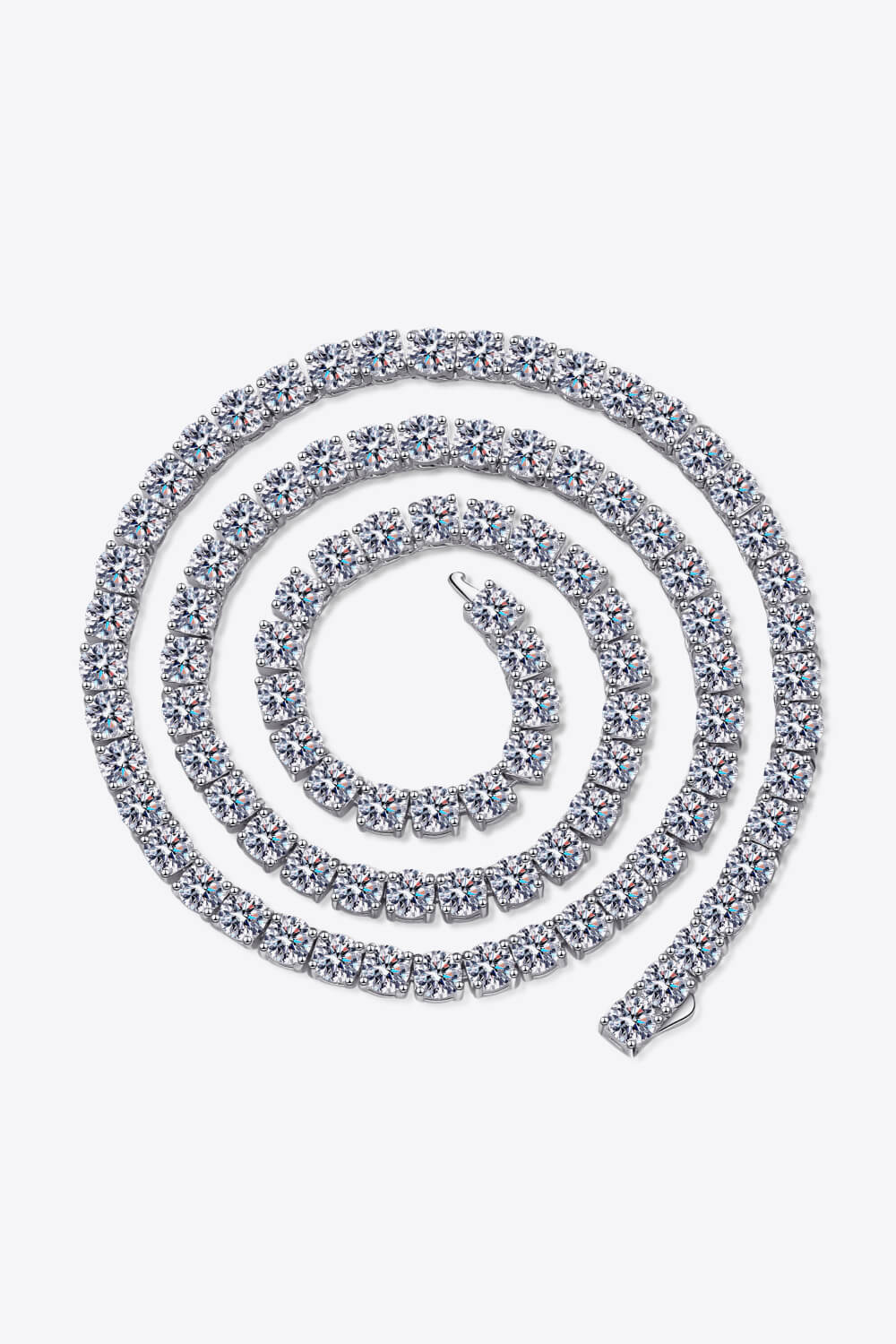 Classic Moissanite Tennis Necklace