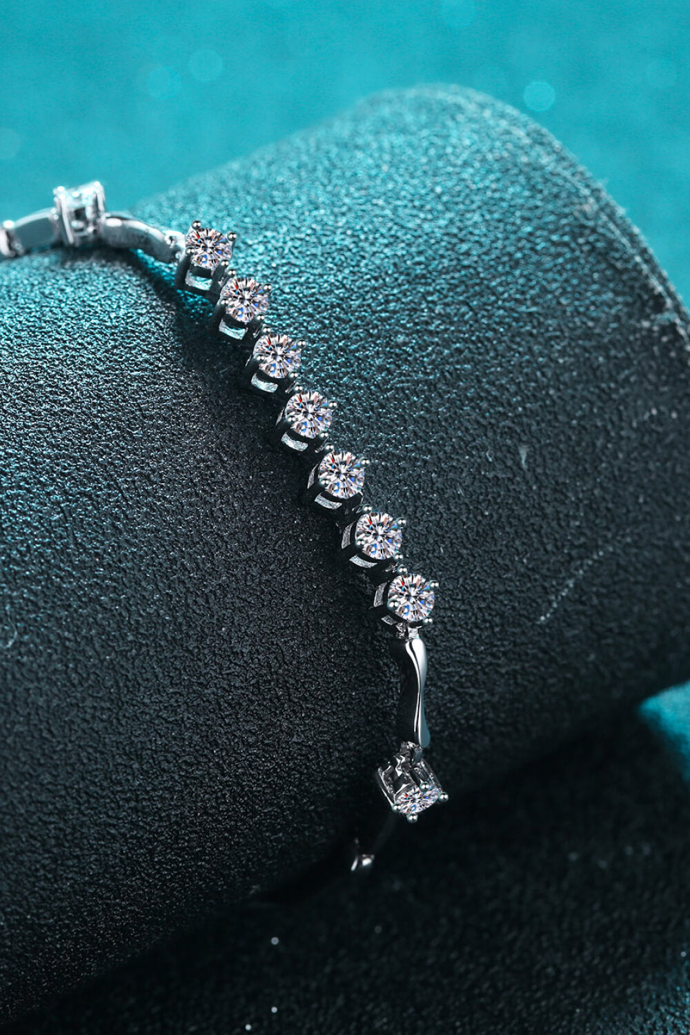 Dainty Moissanite Tennis Bracelet