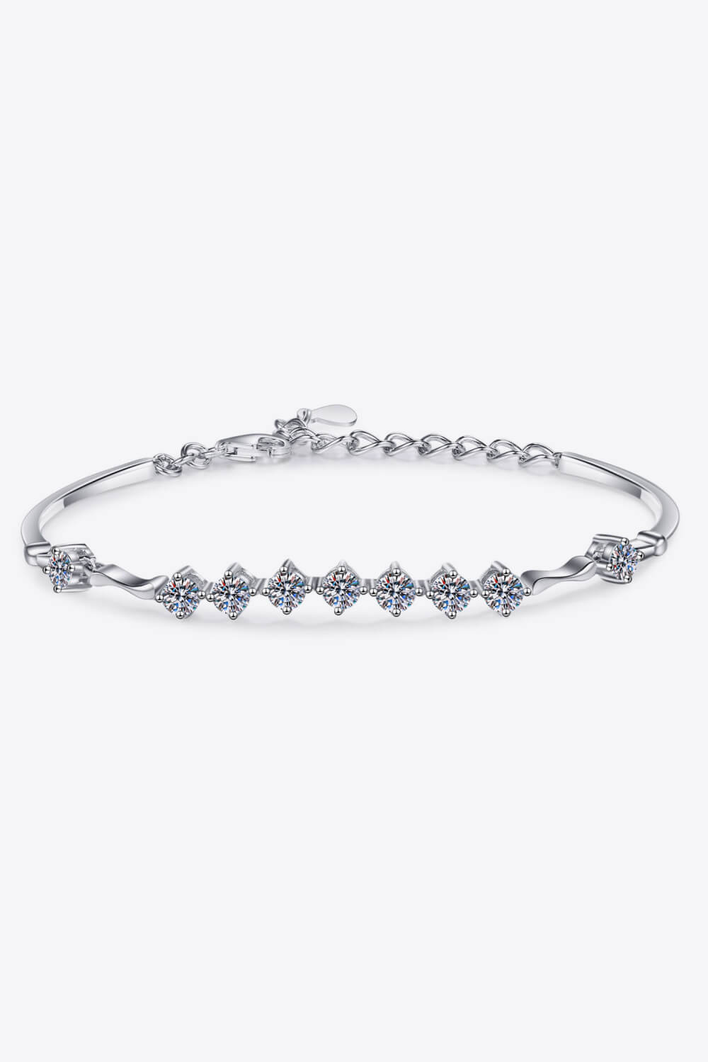 Dainty Moissanite Tennis Bracelet