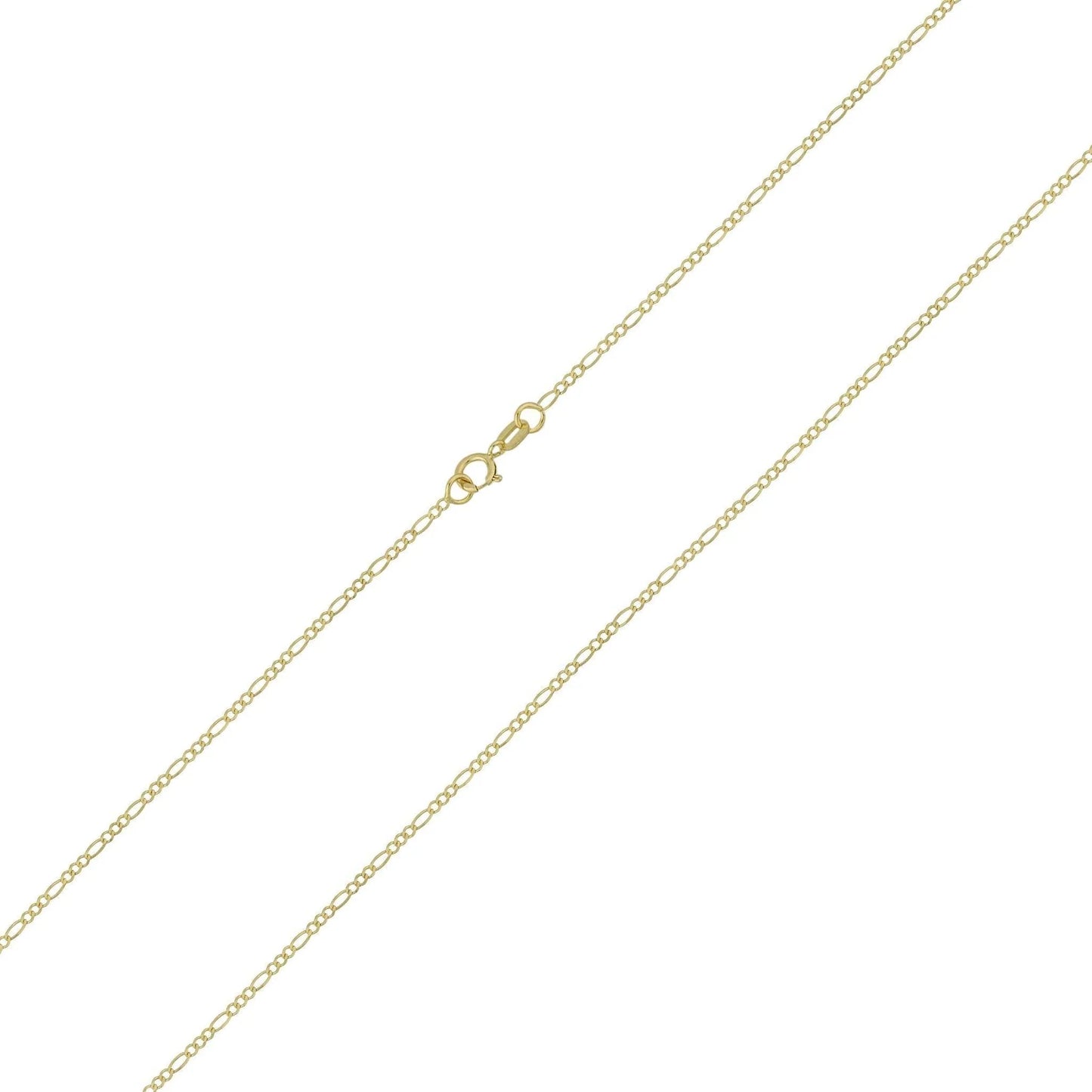 18K GOLD FILLED 1MM LINK FIGARO CHAIN