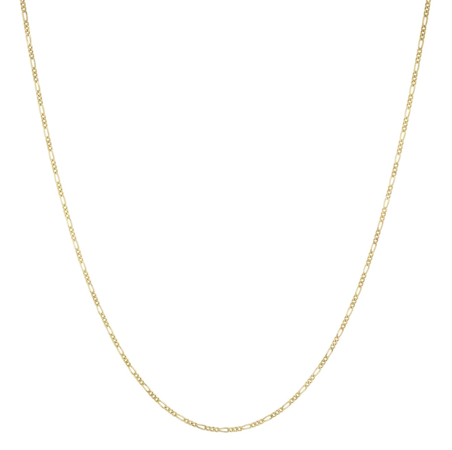 18K GOLD FILLED 1MM LINK FIGARO CHAIN