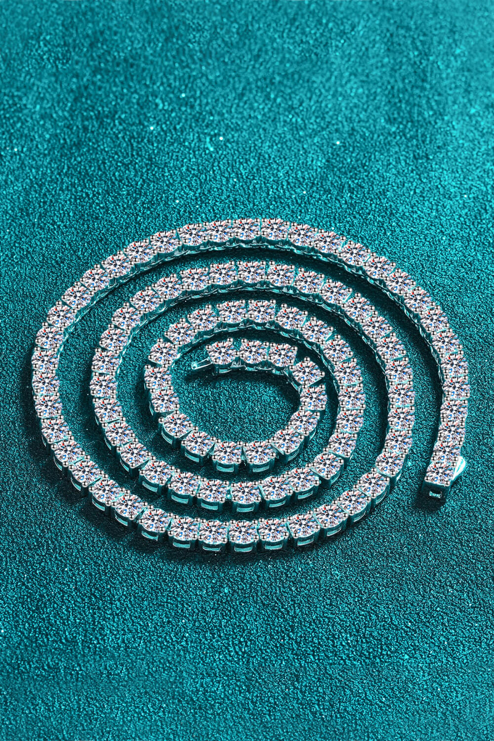 Classic Moissanite Tennis Necklace