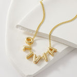 Bubble Letter Necklace