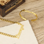 Victoria Cuban Link Set - Kids