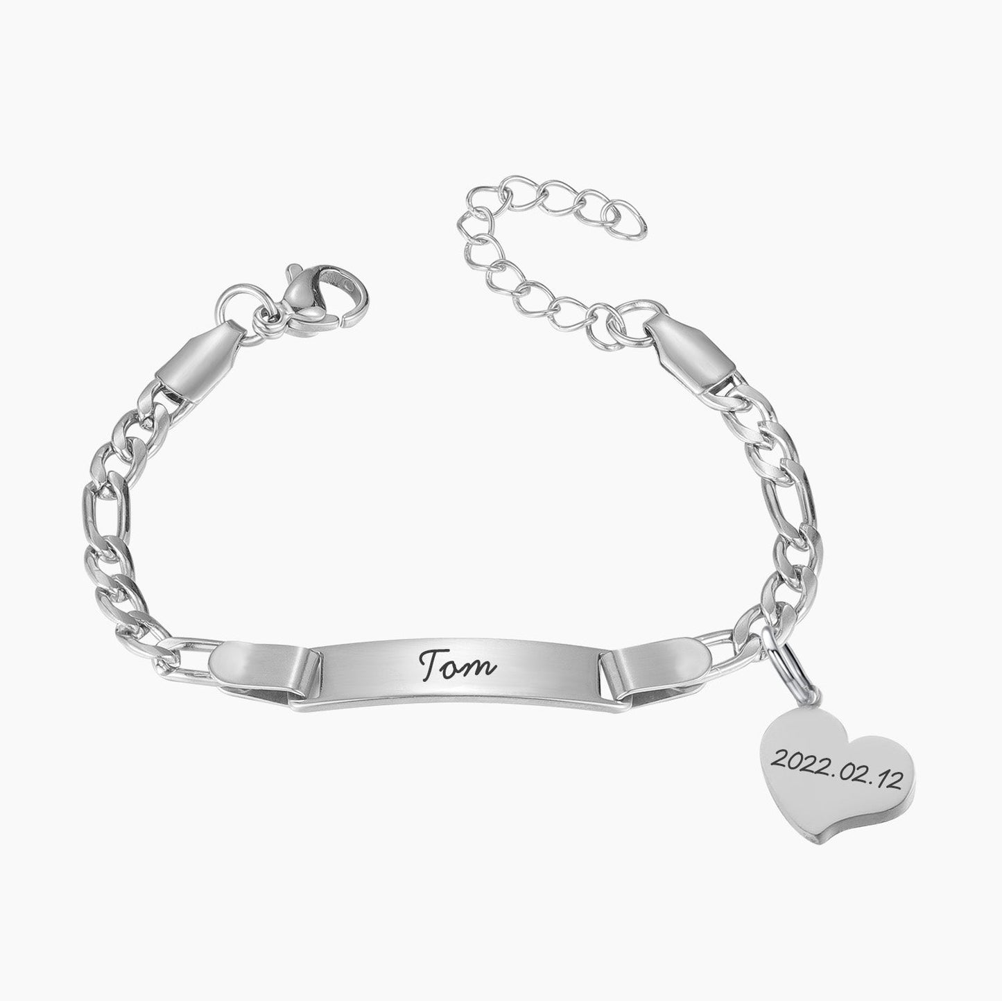 Kids ID Bracelet With Charm