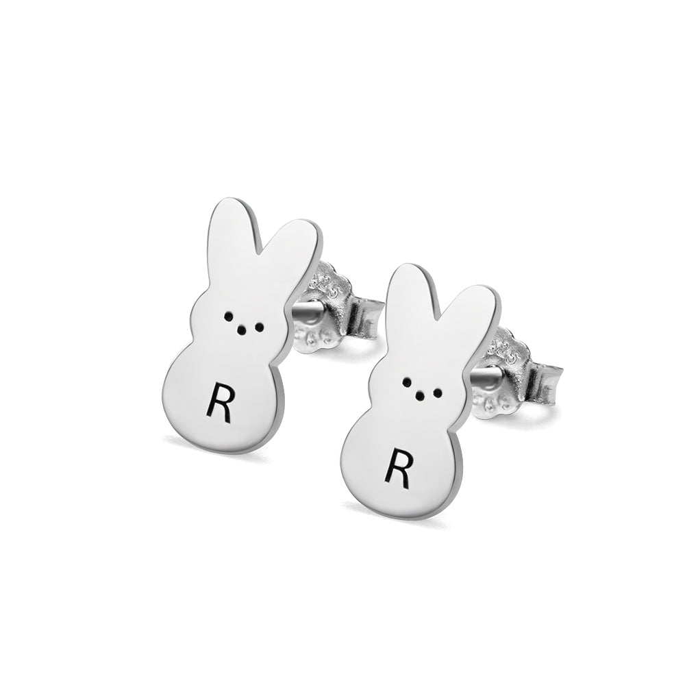 Personalized Rabbit Earrings