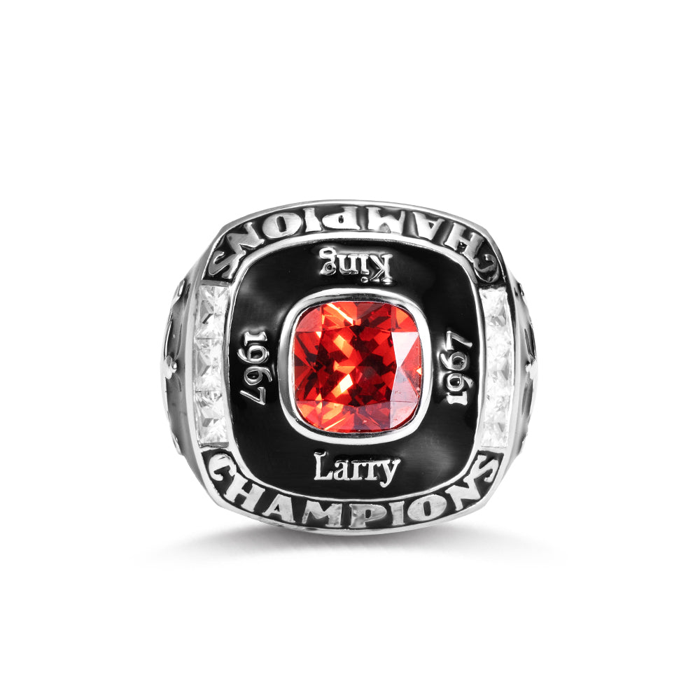 Personalized Championship Ring Sterling Silver 925
