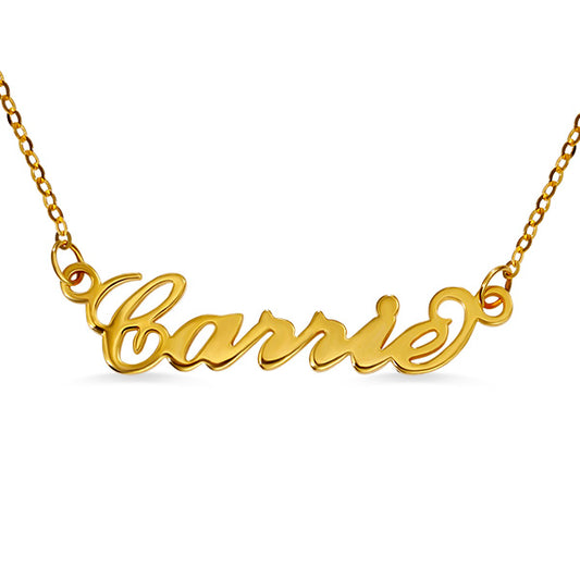 10K/14k/18K *SOLID GOLD* Personalized Necklace