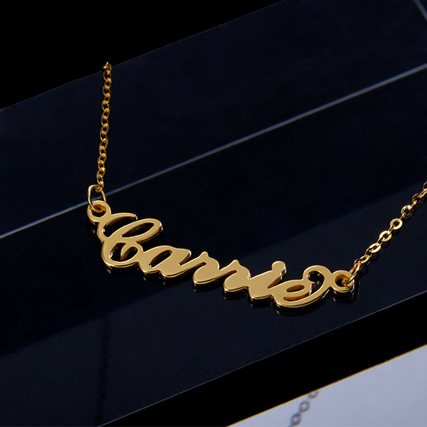 10K/14k/18K *SOLID GOLD* Personalized Necklace