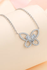 Moissanite Butterfly Necklace