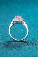 Sweetheart Double Halo Moissanite Ring