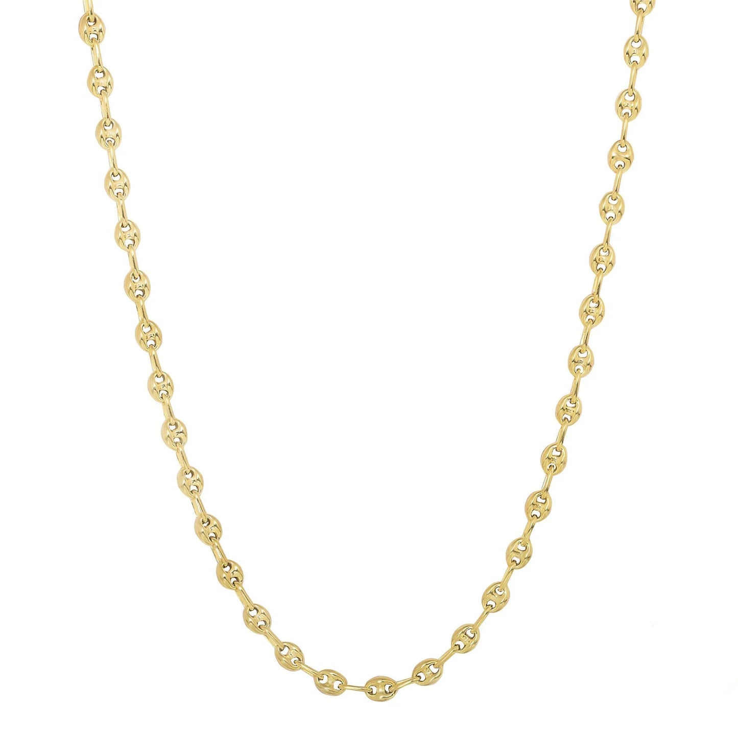 18K GOLD FILLED 4MM GUCCI MARINER CHAIN