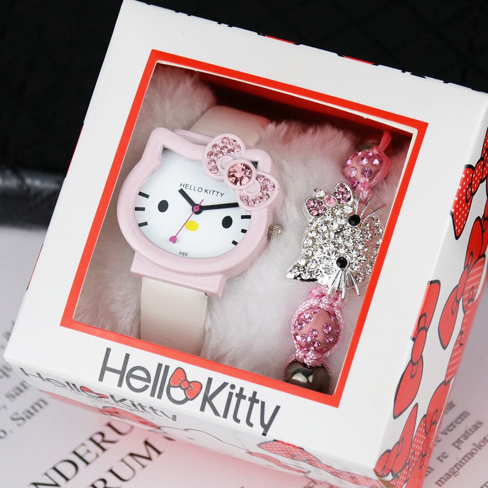 Hello Kitty Watch And Bracelet Set