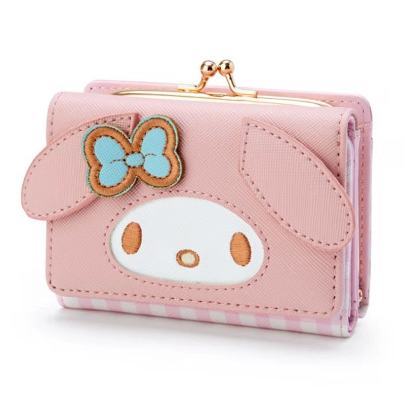 Hello Kitty Cinnamoroll Coin Bag Wallet Keychain Coin Purse