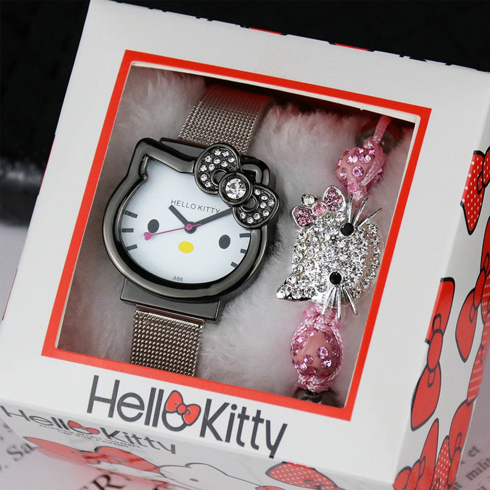 Hello Kitty Watch And Bracelet Set