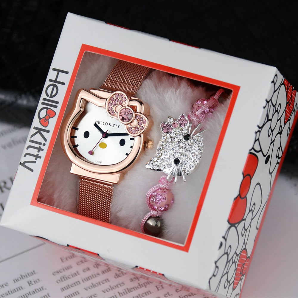 Waterproof Watch Hello Kitty | Hello Kitty Christmas Gifts - Animation  Derivatives/peripheral Products - Aliexpress