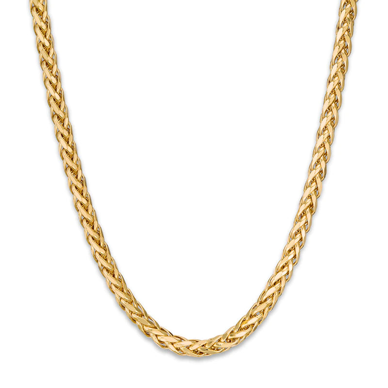 18K GOLD FILLED 4MM WHEAT CHAIN