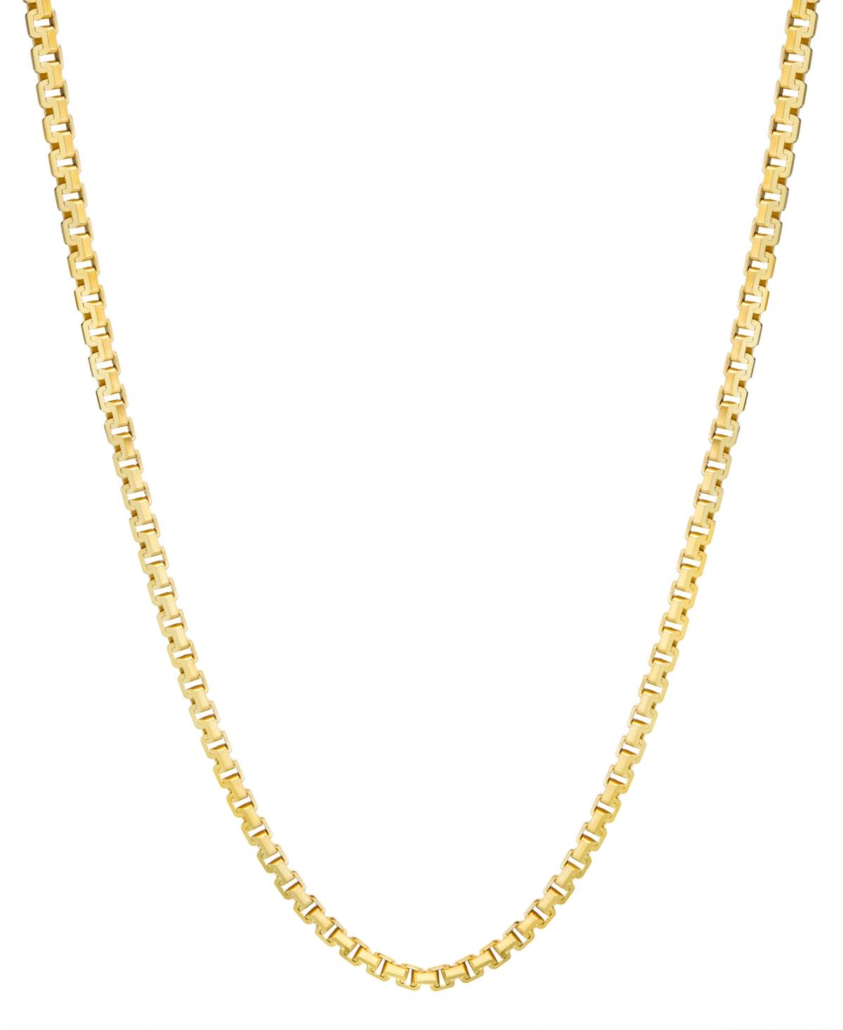 18K GOLD FILLED 2MM BOX CHAIN