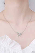 Moissanite Butterfly Necklace