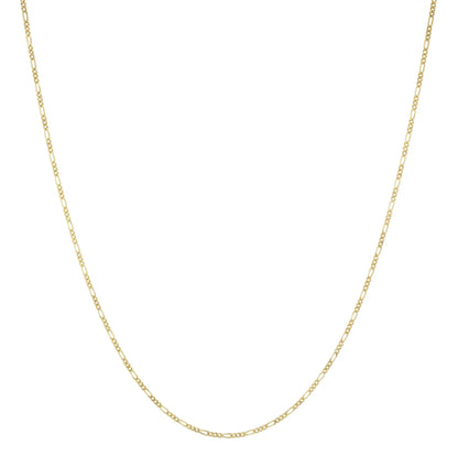 18K GOLD FILLED 1MM LINK FIGARO CHAIN